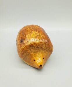 hedgehog carving front