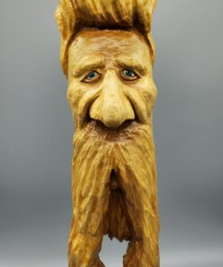 wood spirit front view