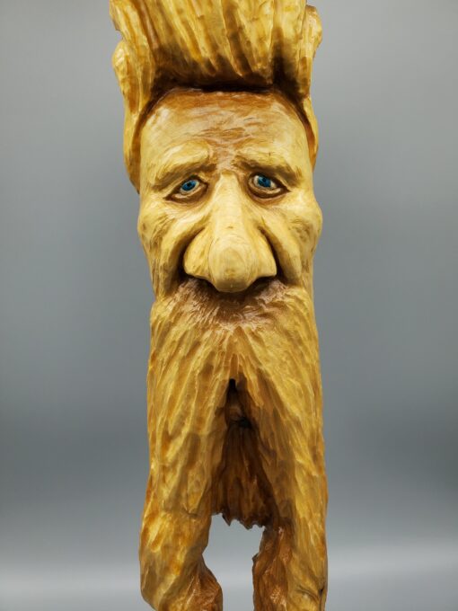 wood spirit front view