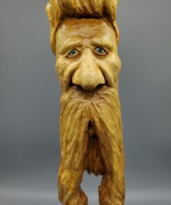 wood spirit hanging front