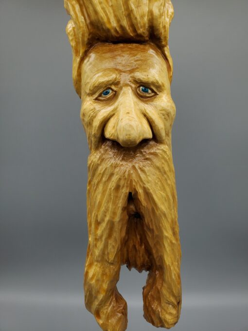 wood spirit hanging front