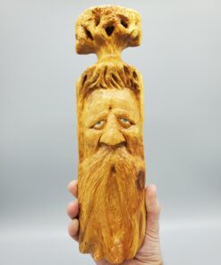 wood spirit tree front