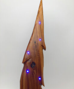 whimsical led tree blue top