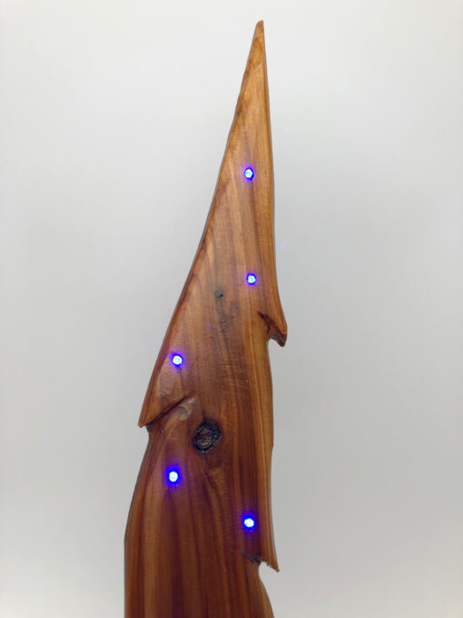 whimsical led tree blue top